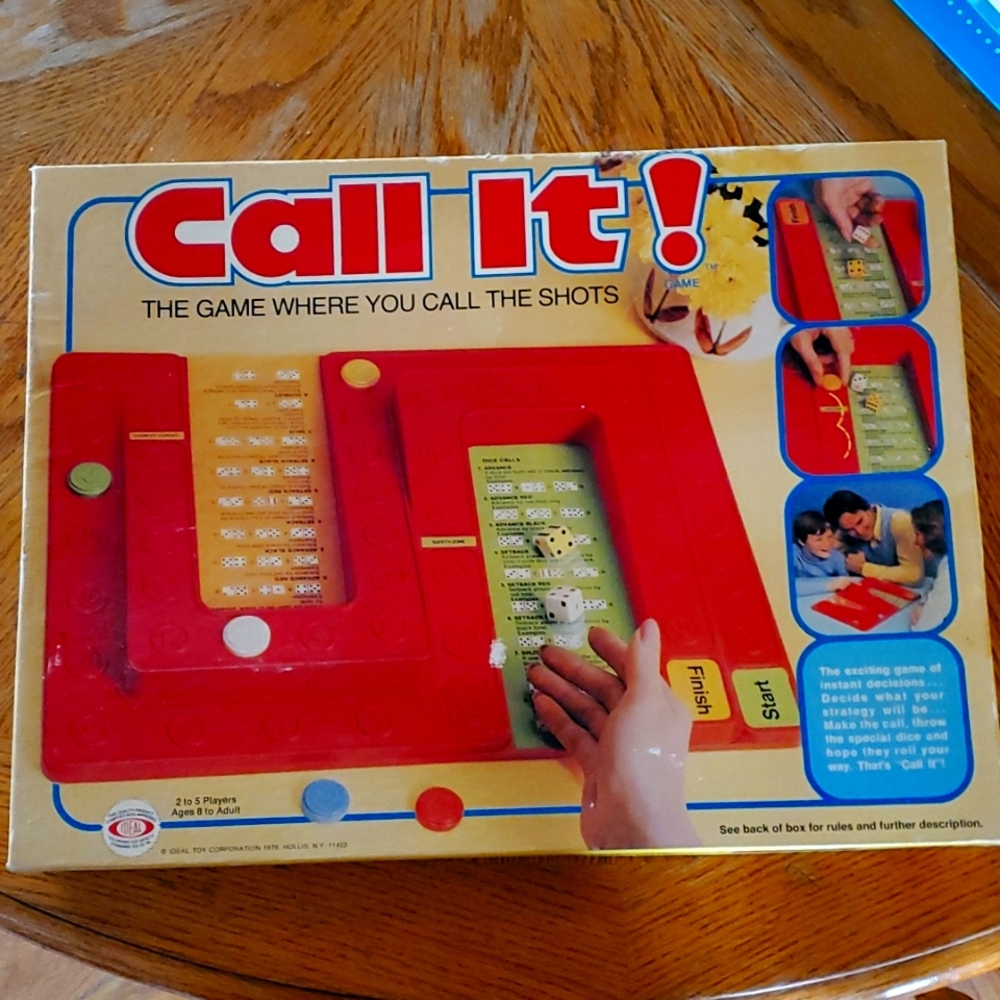 Rare, Vintage, Collectible Board Game - Call It! 1978